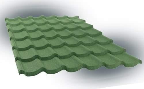 Композитна металочерепиця QueenTile Стандарт Кава (6-ти Таловий лист) - Зображення 4