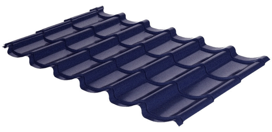 Металочерепиця Rauni Mini / MAT 0,45 / RAL 7024-темно-сіра / Південна Корея - Зображення 2