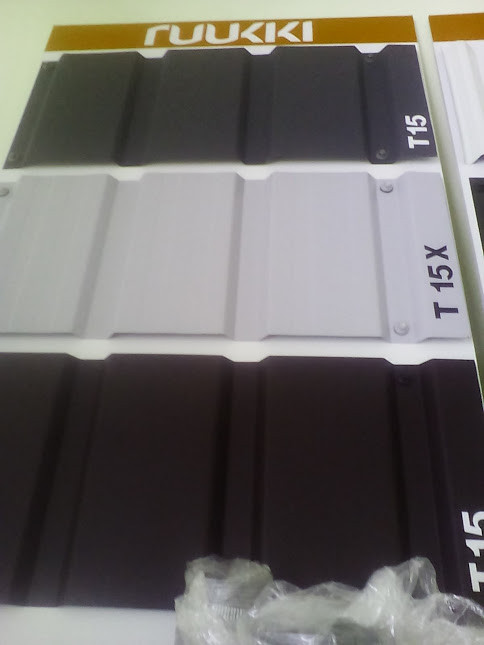 Профнактил фасадний Т-15 (колір 9006 металік — глянець) метал Модуль Україна 0,45 мм - Зображення 3