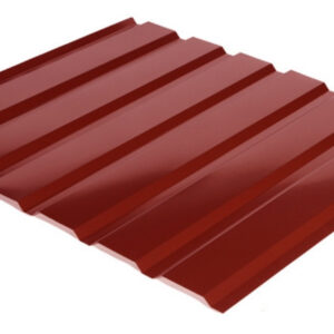 Профнактил фасадний, стіновий С-18 (колір 3005 — метал Китай 0,4 mm розмір аркуша (1174х800) мм