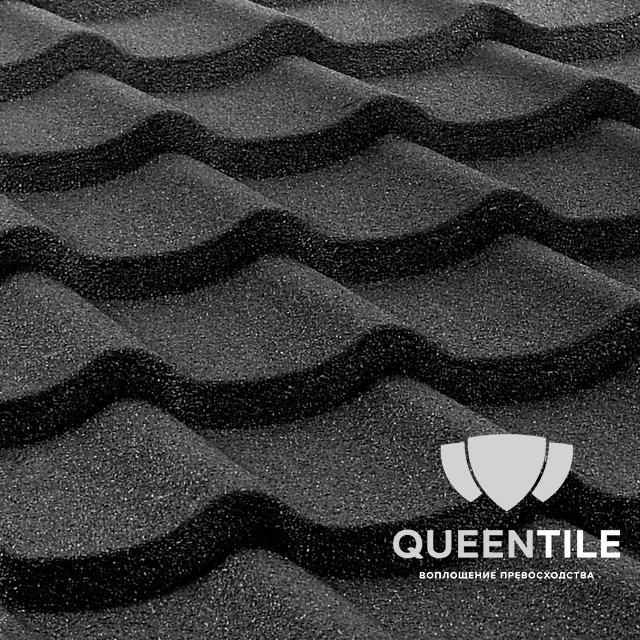 Композитна черепиця Queentile Standard Graphite