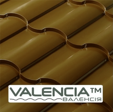 Металочерепиця Валенсія 0,45 мм RAL 8017 PEMA - Зображення 2