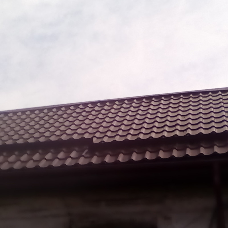 Металочерепиця М 3945 Rannila 8017 коричнева матова 0,45 мм. - Зображення 5