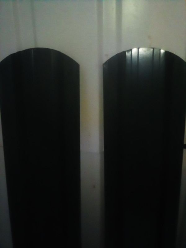 Забір штакетник трапецієподібний металевий зелений двобічний глянець — довжина від 50 см до 2 метрів. - Зображення 4