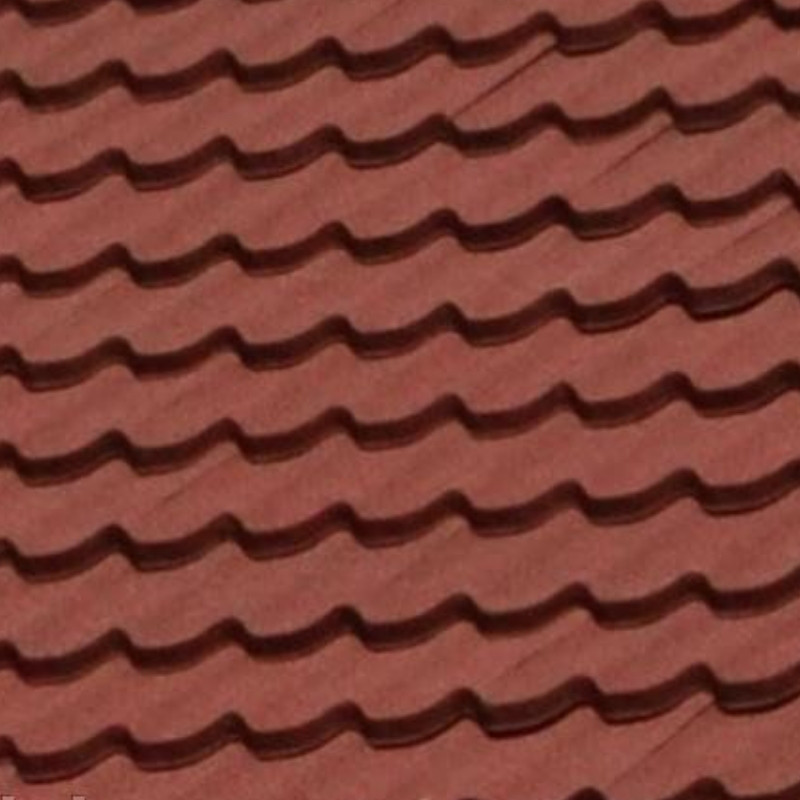 Композитна черепиця QueenTile Standard Rosso 1-тайловий - Зображення 5