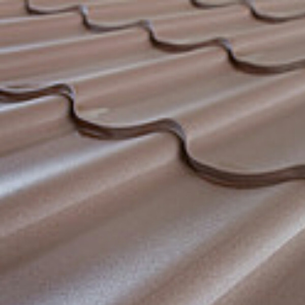 Металочерепиця Атланти 0,45 мм RAL 8017 , лист - 500 мм - Зображення 4