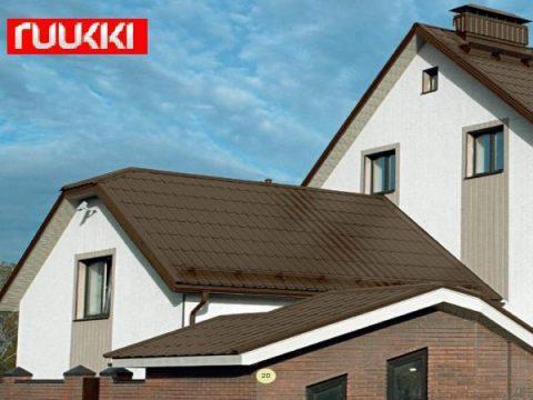 Металочерепиця Ruukki DECORREY Grand™ 30 Rough matt RR 887 - Зображення 6