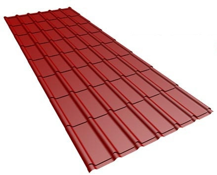 Металочерепиця Ruukki DECORREY Grand™ 30 Rough matt RR 887 - Зображення 8