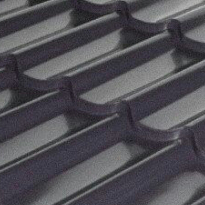 Металочерепиця Rauni 0.45 мм RAL 7024 (темно-сіра) MAT 0,45 Premium - Зображення 4