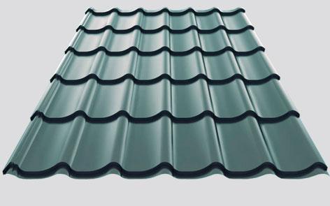 Металочерепиця Сталекс Гранд матова ArcelorMittal PEMA RAL 3005 (гила вишня) 0,5 мм Poland - Зображення 7