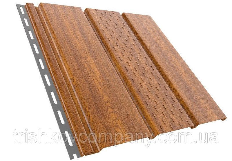 Софіт Asko Золотий Дуб (сплошна панель) - Зображення 2