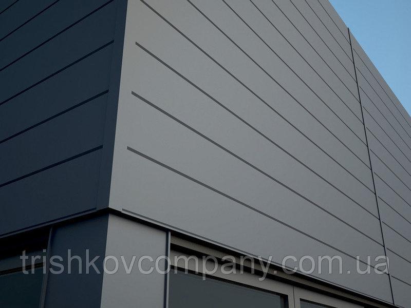 Фасадні панелі "Сіті" ⁇ RAL 9006 металік ⁇ Китай ⁇ 0,45 мм - Зображення 6