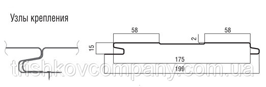 Дошка металевий сайдинг RAL 8017/ РЕ/0.45 мм/Cina - Зображення 4