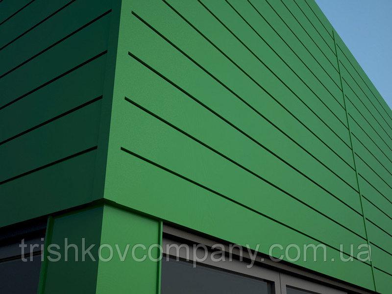 Металеві фасадні панелі ⁇ Сіті ⁇ RAL 8019 ⁇ матовий 0,5 мм ⁇ ArcelorMittall - Зображення 3