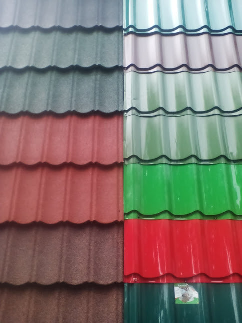 Металочерепиця Польська Blachy Pruszynski Szafir 350 РАЛ 5010 0.5 mm - Зображення 4