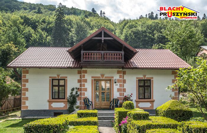 Металочерепиця Blachy Pruszynski szafir 0.45 мм РЕMA RAL 8017 - Зображення 10