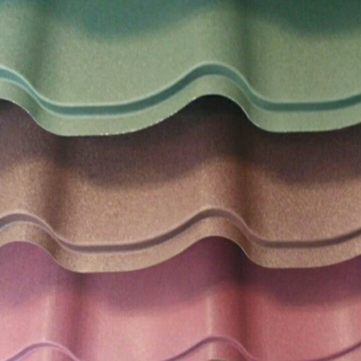 Металочерепиця Корейська Rauni Standart RAL 8017 мат товщина 0,45 мм - Зображення 4