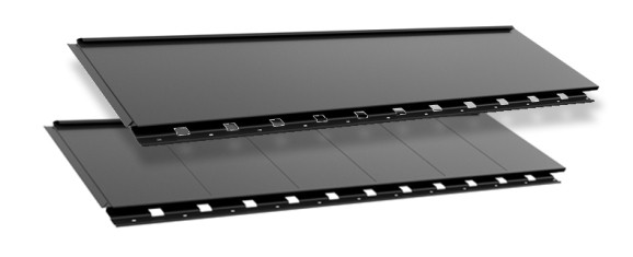 Модульна плоска черепиця Ruukki Hyygge RR — Н2Н мокрий асфальт - Зображення 2