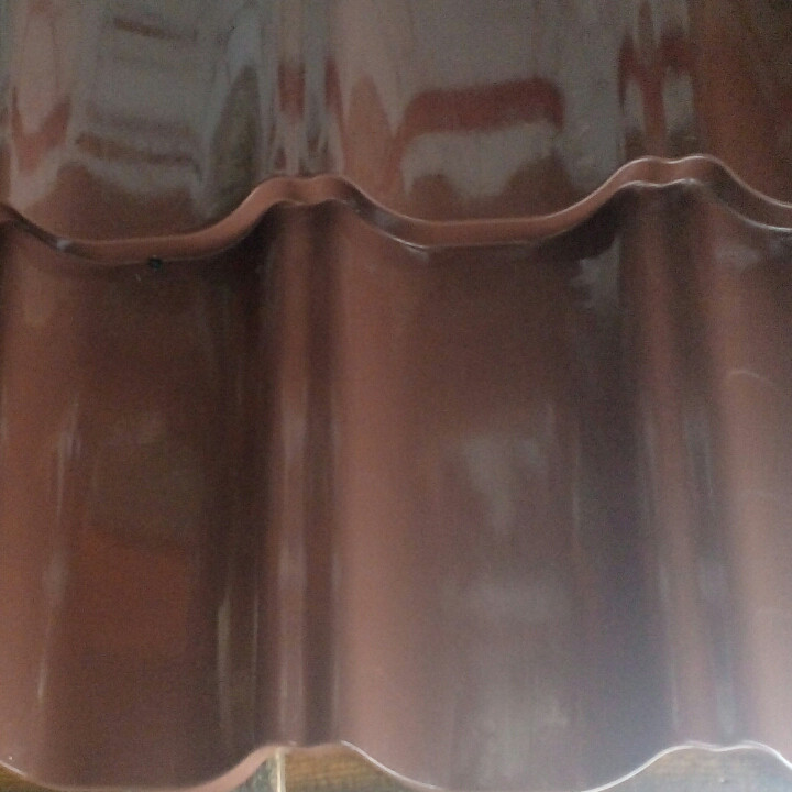 Venecja — Металочерепиця модульна S-Pure 0,5 BudMat Коричнева - Зображення 3