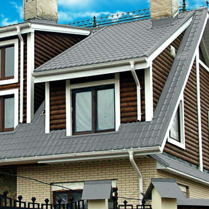 Металочерепиця RAUNI RAL 9006 (срібляста) 0,45 PREMIUM метал Китай - Зображення 2