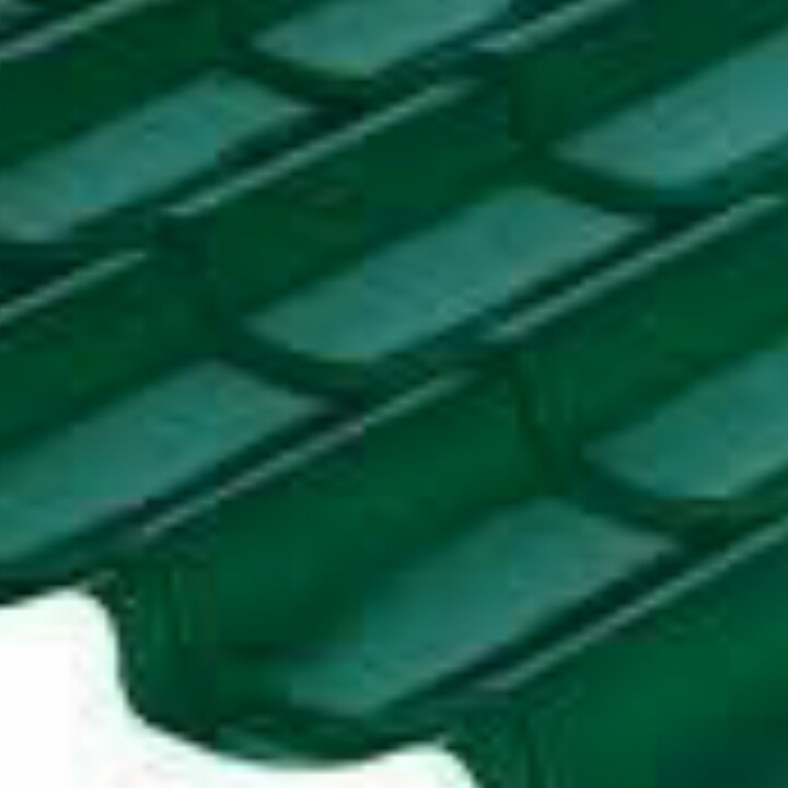 Металочерепиця Мегасіті "Рауні міні" метал завтовшки* 0,45 мм Корея,6020 матова Зелена. - Зображення 5