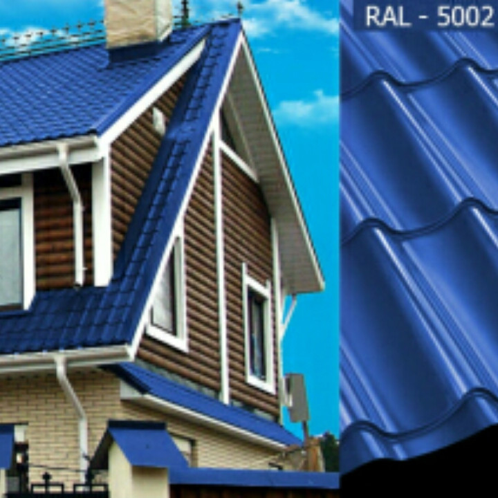 Металочерепиця ArcelorMittal (Арсенал) RAL 6005 / 0,5 мм / PEMA / Zn-200 - Зображення 6