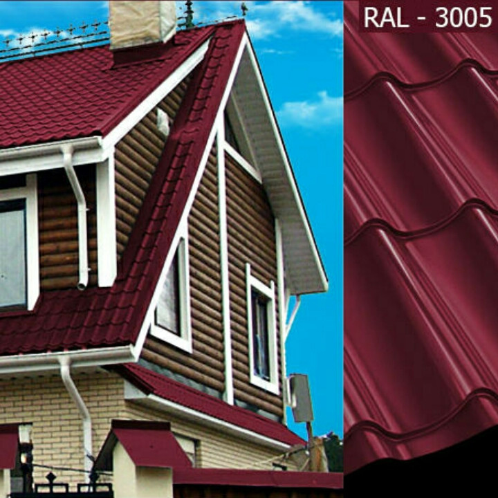 Металочерепиця ArcelorMittal (Арсенал) RAL 6005 / 0,5 мм / PEMA / Zn-200 - Зображення 5