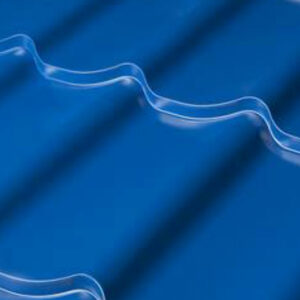 Металочерепиця синя Ral 5005 ⁇ 0,43 мм ⁇ Китайський метал ⁇ завод Арсенал центр.