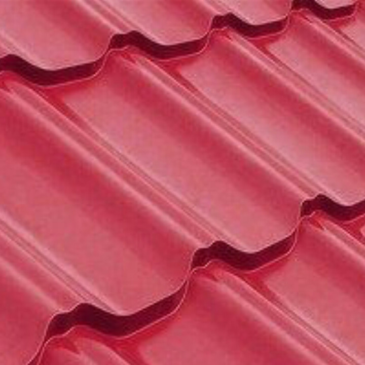 Металочерепиця Марсель 0,45 мм РЕМА 3005, Китай - Зображення 2