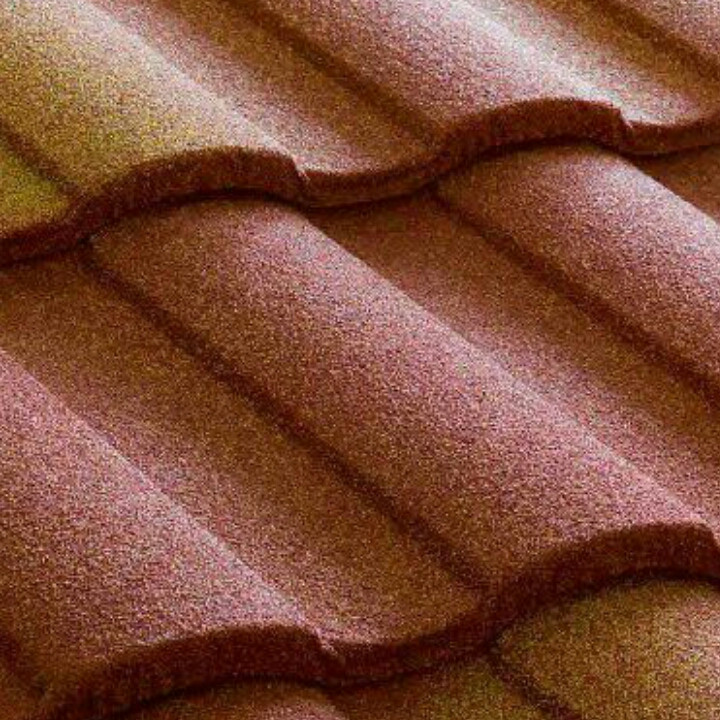 Композитна металочерепиця Metrotile Roman Bordeaux - Зображення 2