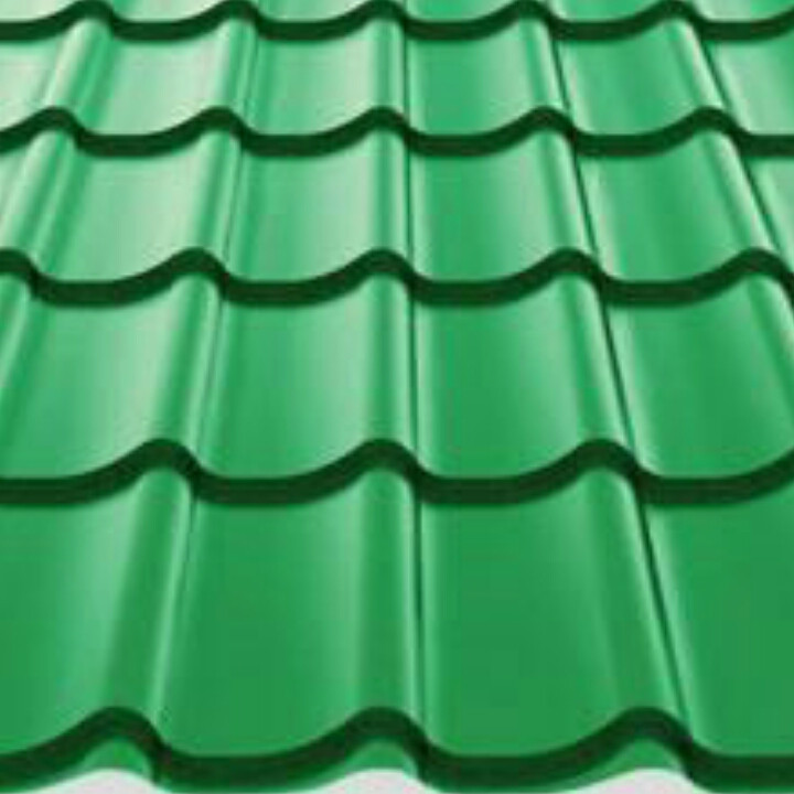 Металочерепиця Арсенал 0,45 мм колір 6002 салатовий. - Зображення 2