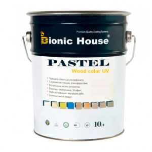 Фарба для дерева PASTEL Wood Color Bionic-House 10 л Арктик Р201