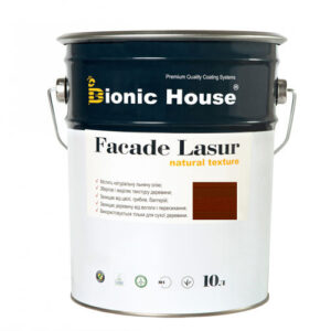 Фарба для дерева FACADE LASUR Bionic-House 10 л Шоколад А109