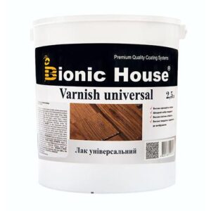 Лак для дерева універсальний Bionic-House 2,5 л Безбарвний
