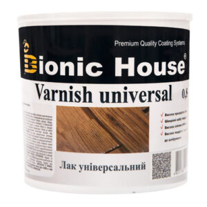 Лак для дерева універсальний Bionic-House 0,8 л Безбарвний Глянсовий