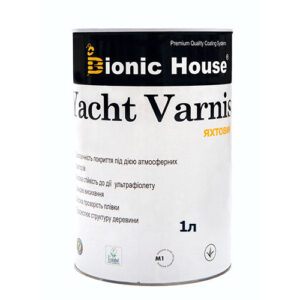 Яхтний лак Bionic-House 1 л Безбарвний