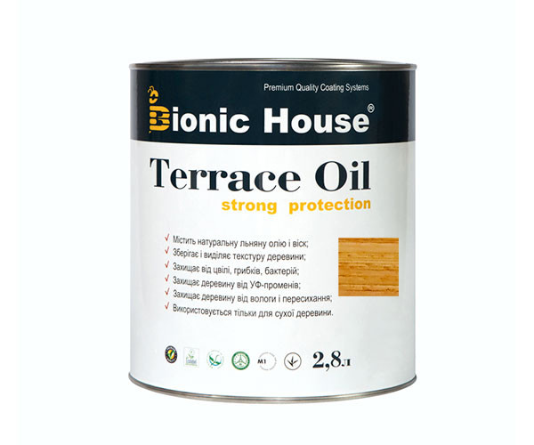 Олія для терасу Bionic-House 2,8 л Дуб