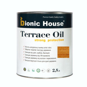Олія лляна для терас Горіх Bionic-House банка 2,8 л.