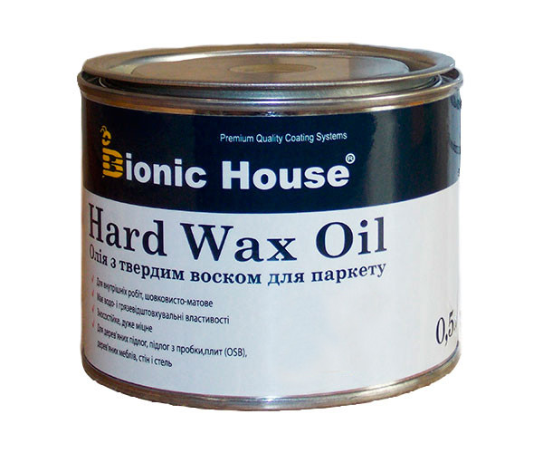 Олія для підлоги з твердим воском Bionic-House 0,5 л Безбарвна