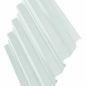 Профнактил покрівельний Мегасіті Корея НС-44 RAL 9003, PE 0.45 мм Юж. Корея