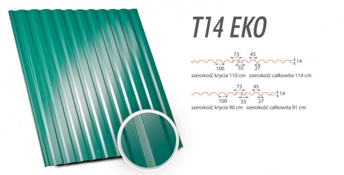 Профнактил двосторонній matt T8 0,5 мм, RAL 6020.8017.8019.7024 - Зображення 4