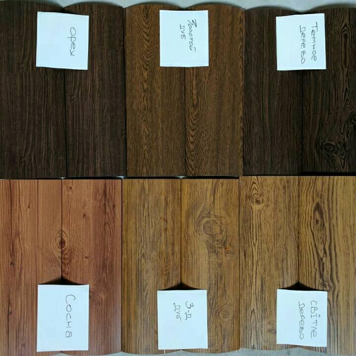 Сайдинг металевий Фальшбрус # 1, колір вільха структурна ДахСервіс. - Зображення 2