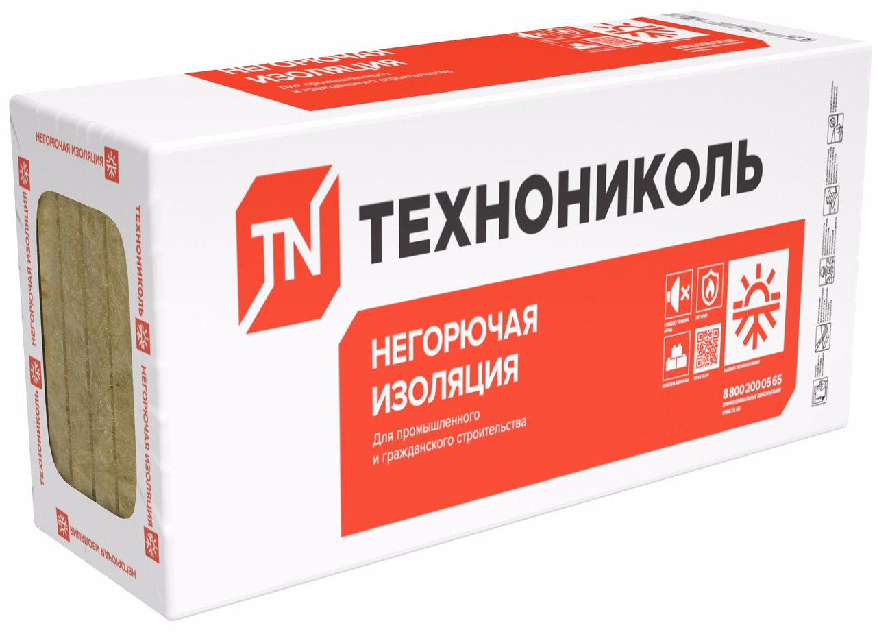 Технофас Оптима ⁇ 100 мм ⁇ (288 м2/упк) Базальтовий Утеплювач Sweetondale ⁇ Техноніколь - Зображення 4