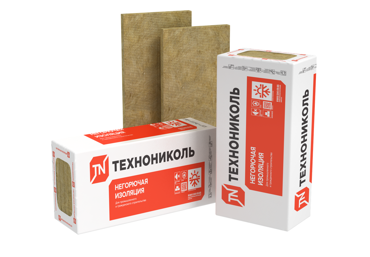 Базальтовий утеплювач ТЕХНОРУФ — 45 (100 мм) 1.44 м2/упк Sweetondale — (Техноніколь) - Зображення 3