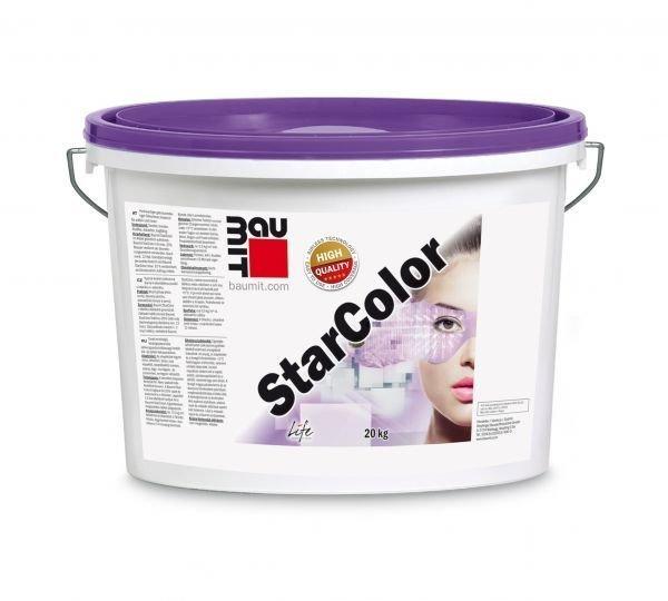 Baumit StarColor фасадна фарба силун-силіконова для яскравих квітів 14 л