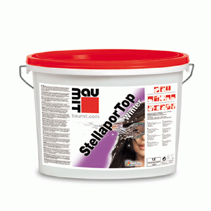 Baumit StellaporTop Декоративна фасадна штукатурка короїд силікон-силікатна 3,0 R 25 кг