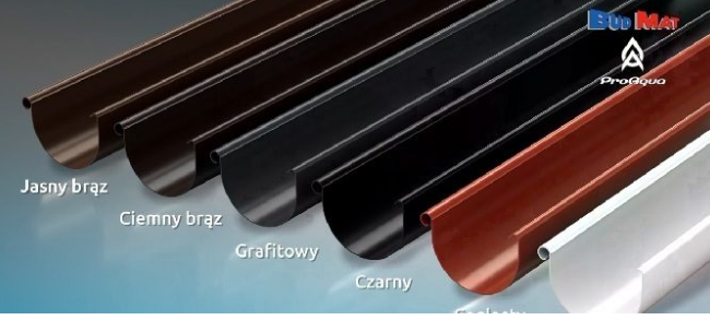 Жолоб водостічний ProAQUA Ø 150 мм, 3 метри (Система 150/110 мм) - Зображення 6