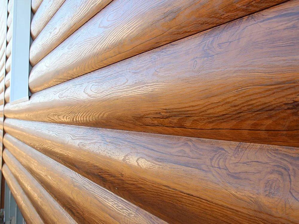 Металосайдинг Блок-хаус марокканський горіх Printech 0,4 мм Термастил Китай - Зображення 8