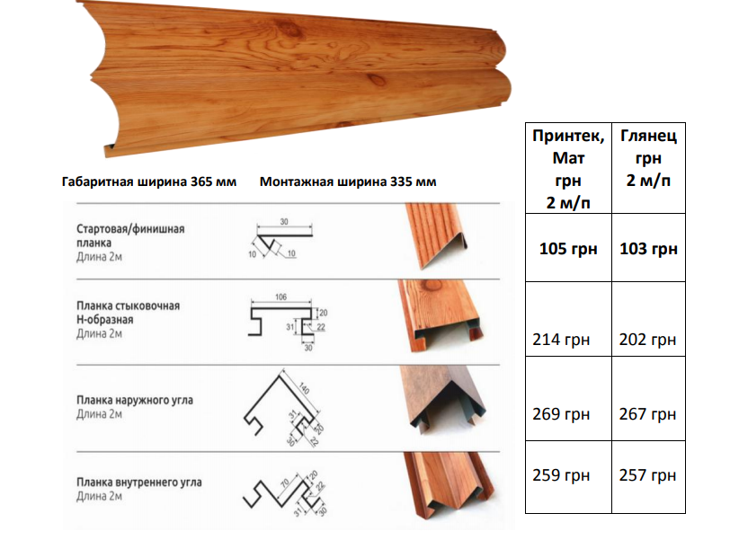 Металосайдинг «корабельна дошка» Термастил 0,45 мм, RAL 8017 мат - Зображення 7