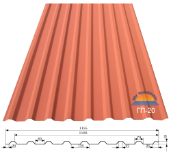 Профнактил ГП — 7 0,45 мм Китай, від заводу ЮГ- ПРОФІЛЬ - Зображення 7